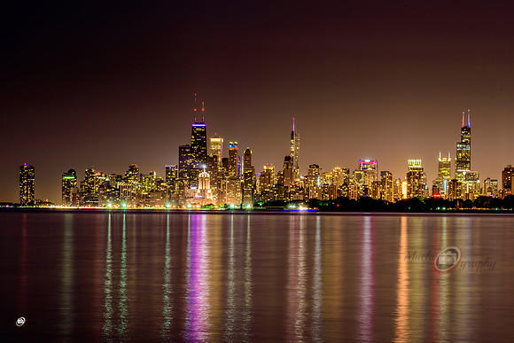 Chicago Skyline at night